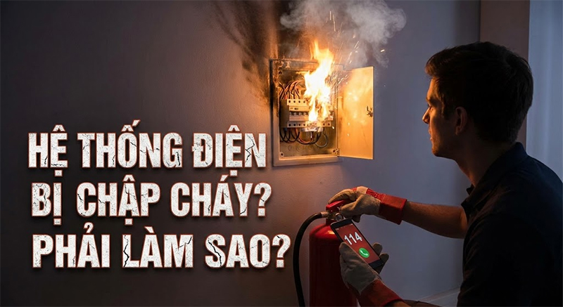 Hệ thống điện bị chập cháy