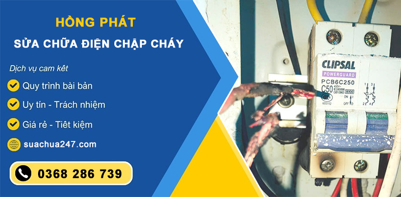 Sửa chữa điện bị chập cháy