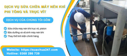 Sửa chữa máy nén khí